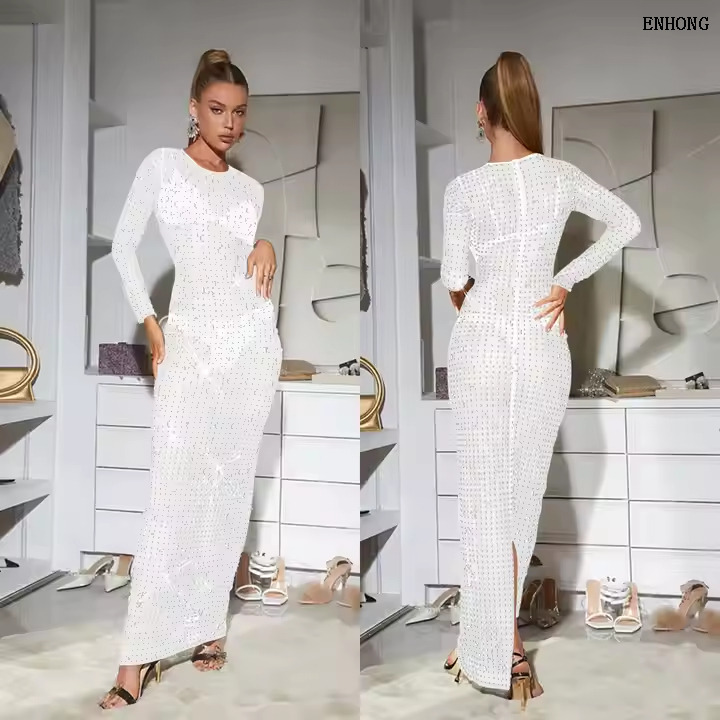 EH226 Women See-through Dress