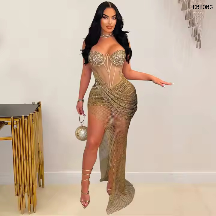 EH224 Women Maxi Slip Dress