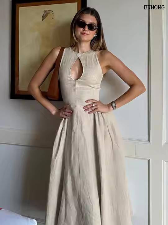 EH234 Female Hollow Out Dress