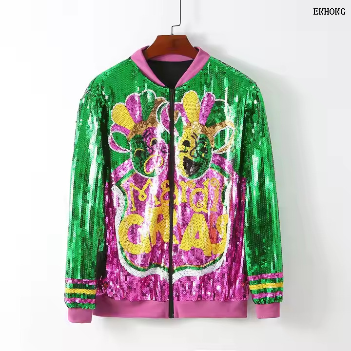 EH246 Women Sequins Jackets 