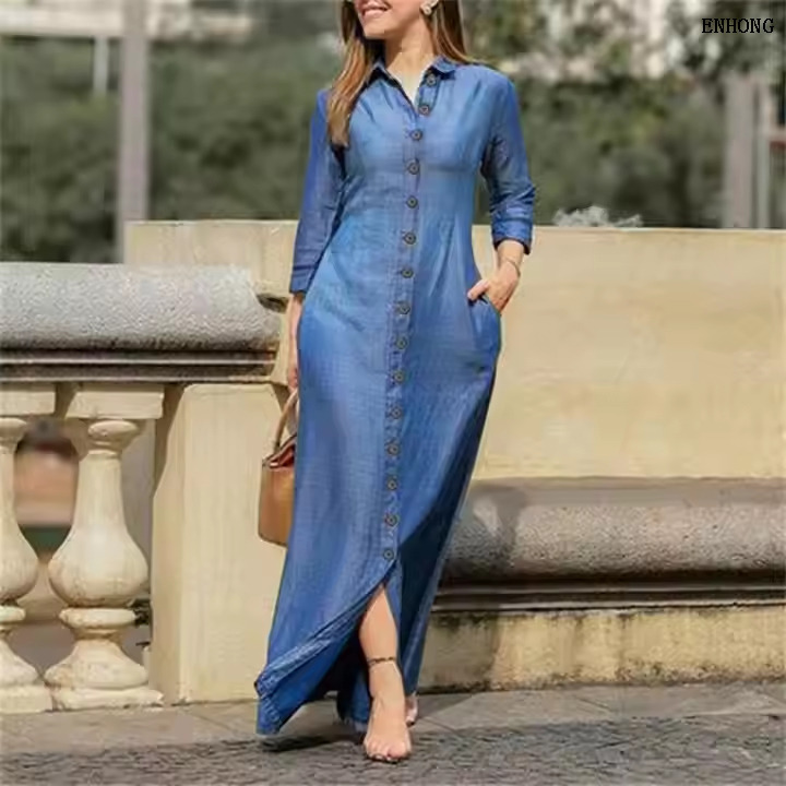 EH227 Women Denim Dress