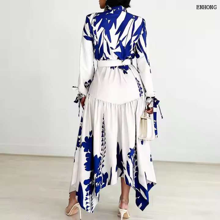 EH238 Women Printed Dress 