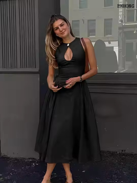 EH234 Female Hollow Out Dress