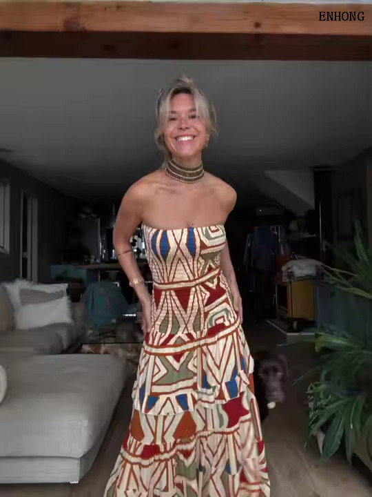 EH197 Lady Vacation Dress