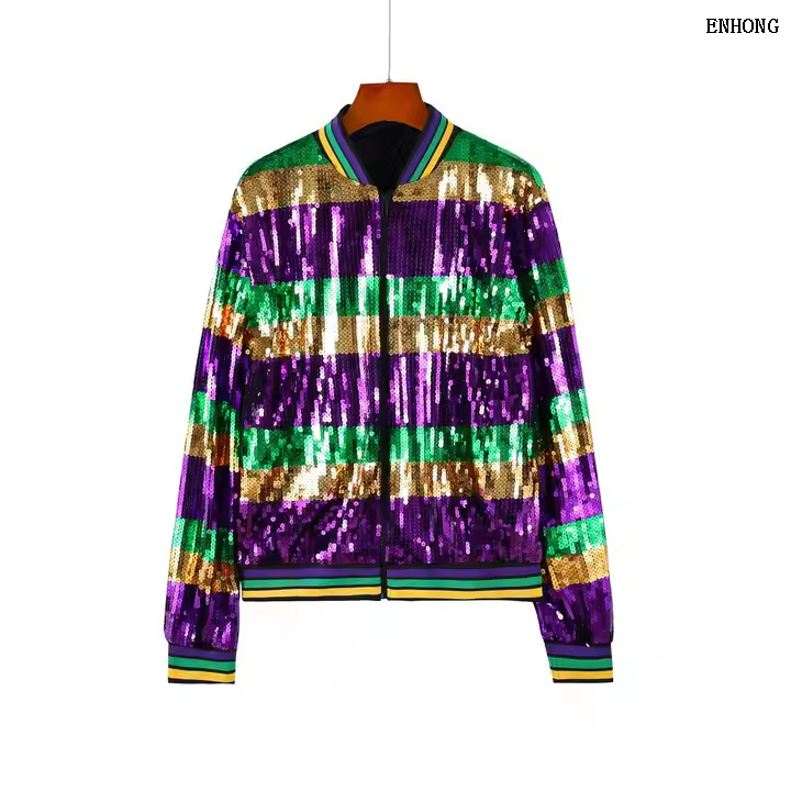 EH246 Women Sequins Jackets 