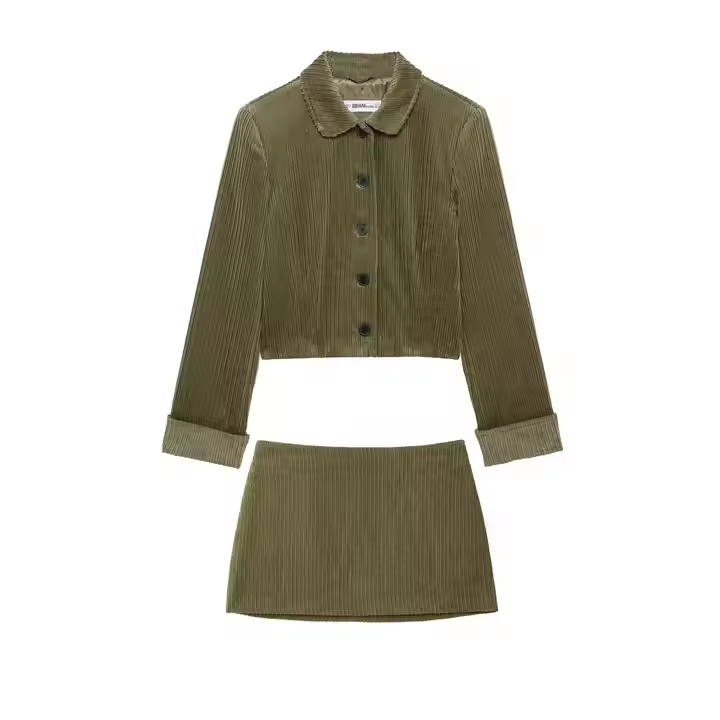 EH45 Women Corduroy Suit