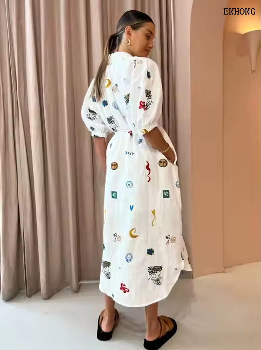 EH240 Women Shirt Dress