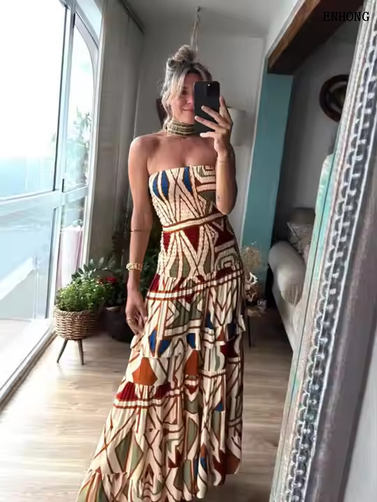 EH197 Lady Vacation Dress