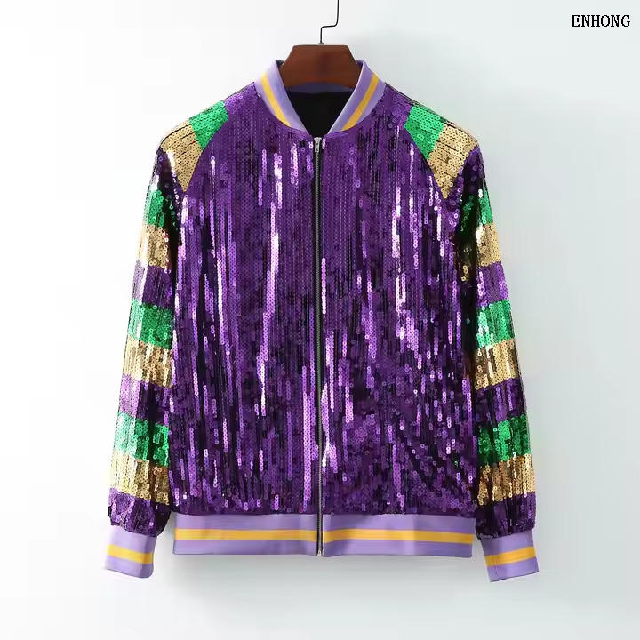 EH246 Women Sequins Jackets 