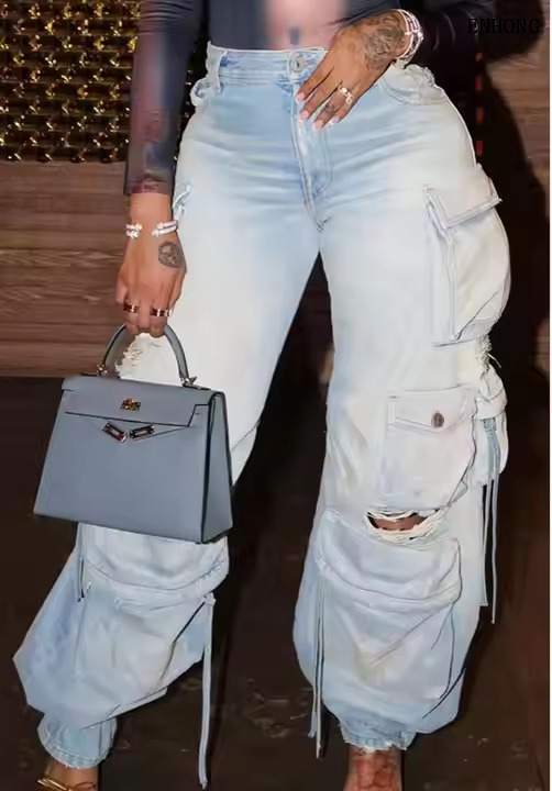 EH220 Women Loose Jeans 
