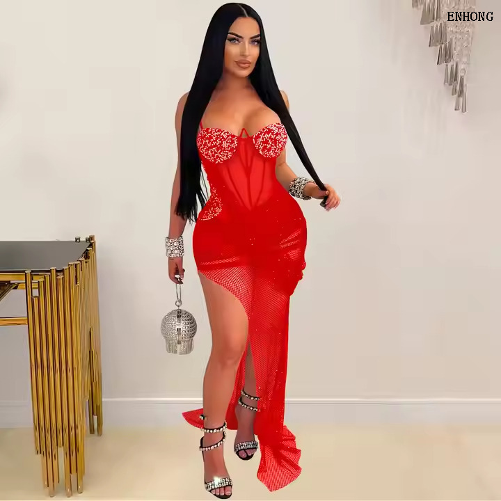 EH224 Women Maxi Slip Dress