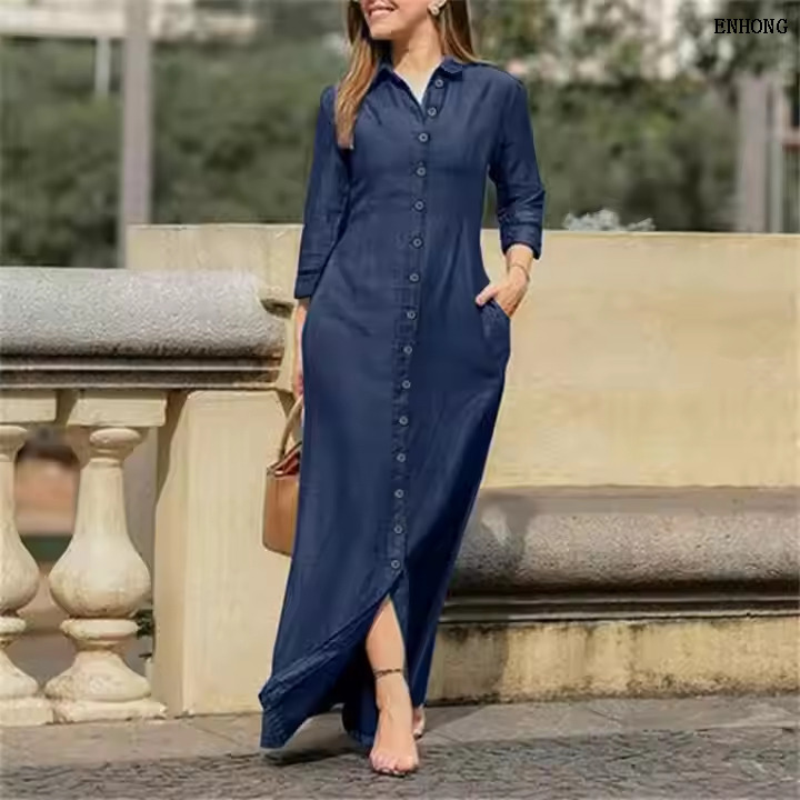 EH227 Women Denim Dress