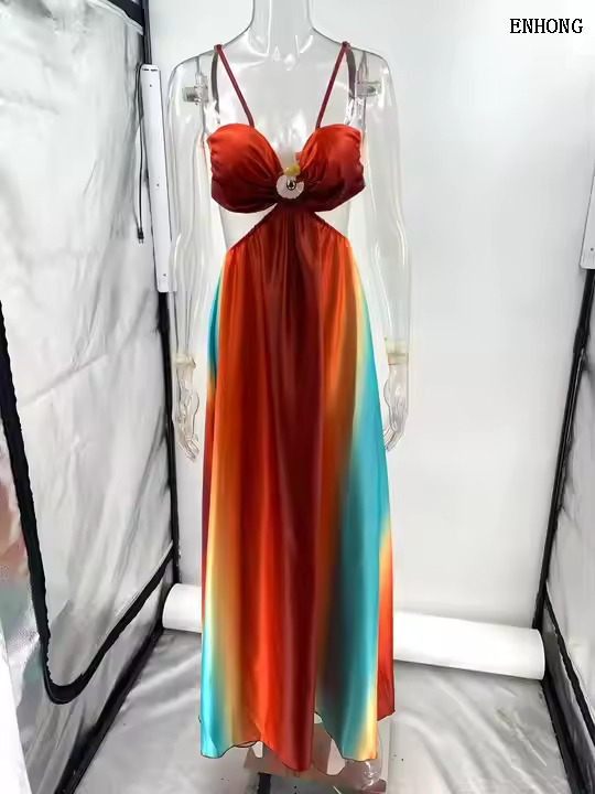 EH201 Women Hollow Out Dress